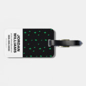 Tien Titans gaan! | "Bad Boy" Robin, Cyborg & BB Bagagelabel (Achterkant horizontaal)