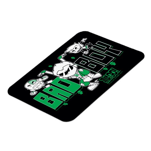 Tien Titans gaan! | "Bad Boy" Robin, Cyborg & BB Magneet (Linkerzijde)