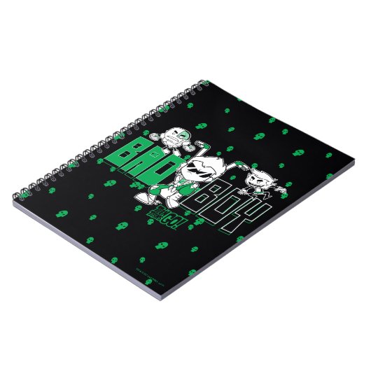 Tien Titans gaan! | "Bad Boy" Robin, Cyborg & BB Notitieboek (Linkerzijde)