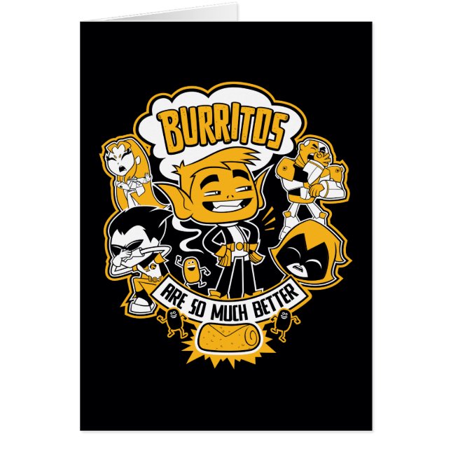 Tien Titans gaan! | Beast Boy "Burritos are better (Voorkant)