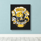 Tien Titans gaan! | Beast Boy "Burritos are better Canvas Afdruk (Insitu (Houten vloer))