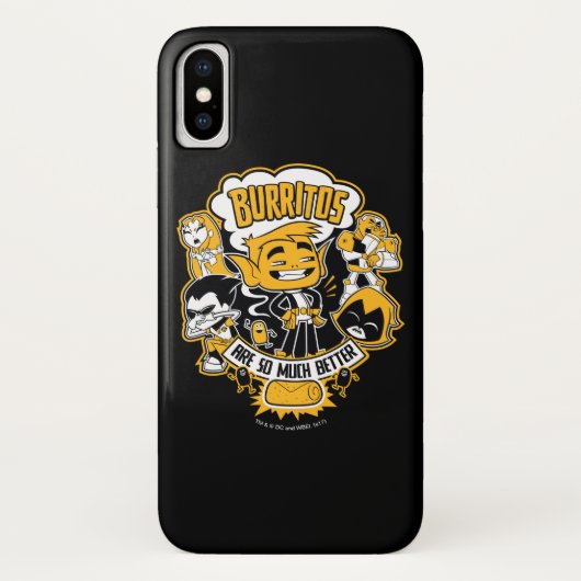 Tien Titans gaan! | Beast Boy "Burritos are better Case-Mate iPhone Case (Achterkant)