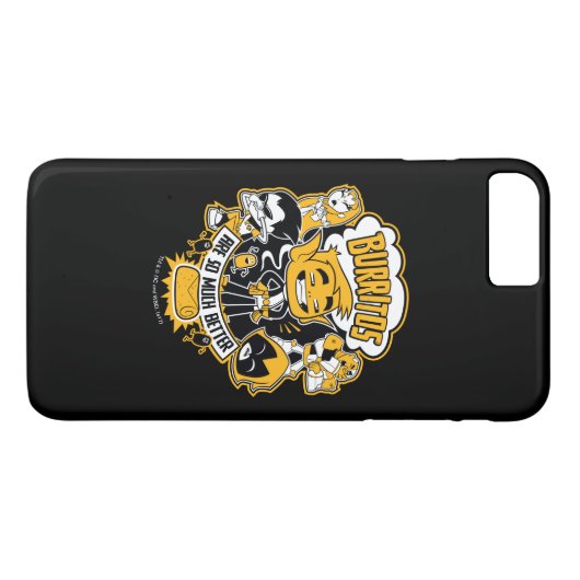 Tien Titans gaan! | Beast Boy "Burritos are better Case-Mate iPhone Case (Achterkant (Horizontaal))