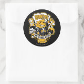 Tien Titans gaan! | Beast Boy "Burritos are better Ronde Sticker (Tas)