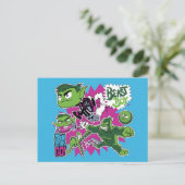 Tien Titans gaan! | Beast Boy Shapeshifts Briefkaart (Staand voorkant)