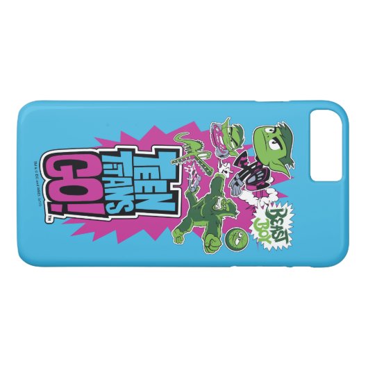 Tien Titans gaan! | Beast Boy Shapeshifts Case-Mate iPhone Case (Achterkant (Horizontaal))