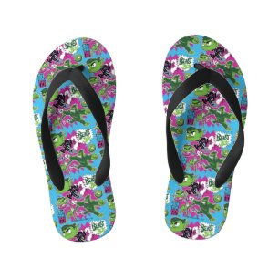 Tien Titans gaan!   Beast Boy Shapeshifts Kinder Teenslippers