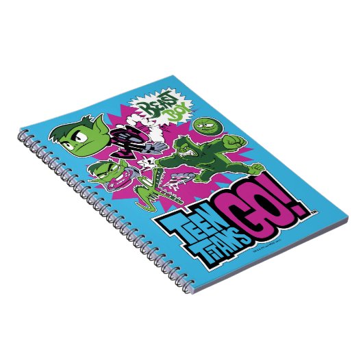 Tien Titans gaan! | Beast Boy Shapeshifts Notitieboek (Rechterzijde)