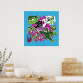 Tien Titans gaan! | Beast Boy Shapeshifts Poster (Keuken)