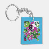 Tien Titans gaan! | Beast Boy Shapeshifts Sleutelhanger (Voorkant Links)