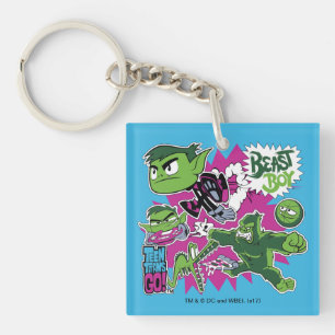 Tien Titans gaan!   Beast Boy Shapeshifts Sleutelhanger