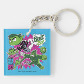 Tien Titans gaan! | Beast Boy Shapeshifts Sleutelhanger (Achterkant)