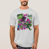 Tien Titans gaan! | Beast Boy Shapeshifts T-shirt (Voorkant)