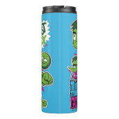 Tien Titans gaan! | Beast Boy Shapeshifts Thermosbeker (Achterkant)