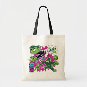 Tien Titans gaan! Beast Boy Shapeshifts Tote Bag