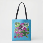 Tien Titans gaan! | Beast Boy Shapeshifts Tote Bag (Voorkant)