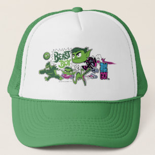 Tien Titans gaan!   Beast Boy Shapeshifts Trucker Pet