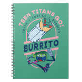 Tien Titans gaan! Beast Boy "Truth Justice Burrito Notitieboek (Voorkant)