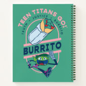 Tien Titans gaan! Beast Boy "Truth Justice Burrito Notitieboek (Achterkant)