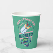 Tien Titans gaan! Beast Boy "Truth Justice Burrito Papieren Bekers (Voorkant)