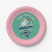 Tien Titans gaan! Beast Boy "Truth Justice Burrito Papieren Bordje (Voorkant)