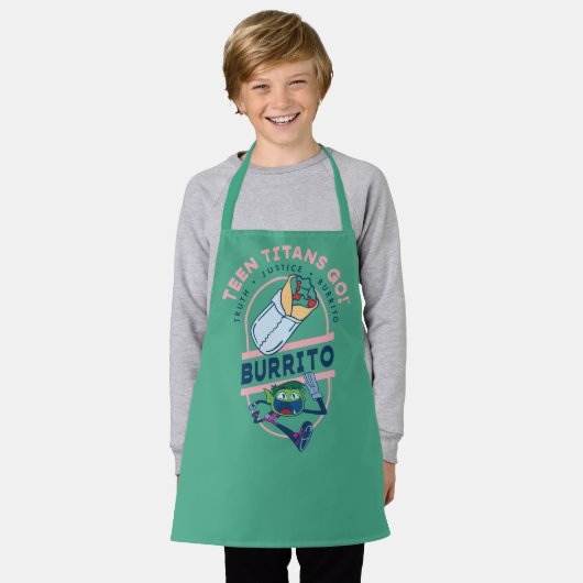 Tien Titans gaan! Beast Boy "Truth Justice Burrito Schort (Gedragen)