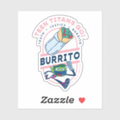 Tien Titans gaan! Beast Boy "Truth Justice Burrito Sticker (Vel)