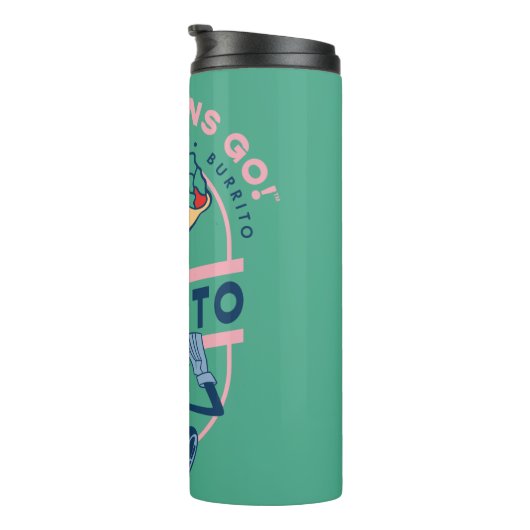 Tien Titans gaan! Beast Boy "Truth Justice Burrito Thermosbeker (Geroteerd rechts)