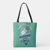 Tien Titans gaan! Beast Boy "Truth Justice Burrito Tote Bag (Achterkant)