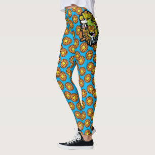 Tien Titans gaan! Beast Boy Waffles Leggings