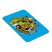 Tien Titans gaan! | Beast Boy Waffles Magneet (Rechterzijde)