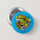 Tien Titans gaan! | Beast Boy Waffles Ronde Button 5,7 Cm (Voorkant /achterkant)