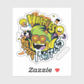 Tien Titans gaan! | Beast Boy Waffles Sticker (Vel)