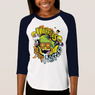 Tien Titans gaan!   Beast Boy Waffles T-shirt