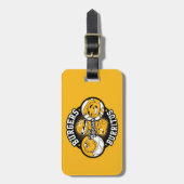 Tien Titans gaan! | Burgers Versus Burritos Bagagelabel (Voorkant verticaal)