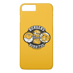 Tien Titans gaan!   Burgers Versus Burritos iPhone 8/7 Plus Hoesje