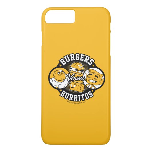 Tien Titans gaan! | Burgers Versus Burritos Case-Mate iPhone Case (Achterkant)