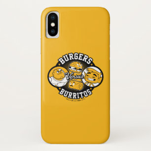 Tien Titans gaan!   Burgers Versus Burritos Case-Mate iPhone Case