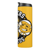 Tien Titans gaan! | Burgers Versus Burritos Thermosbeker (Geroteerd rechts)