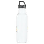 Tien Titans gaan! | Burgers Versus Burritos Waterfles (Achterkant)