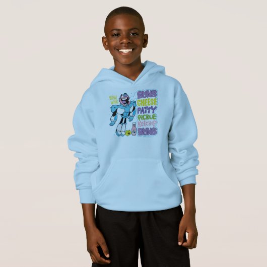 Tien Titans gaan! | Cyborg Burger Rap (Voorkant volledig)