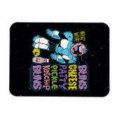 Tien Titans gaan! | Cyborg Burger Rap Magneet (Horizontaal)