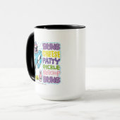 Tien Titans gaan! | Cyborg Burger Rap Mok (Voorkant links)