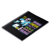 Tien Titans gaan! | Cyborg Burger Rap Notitieboek (Linkerzijde)