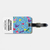 Tien Titans gaan! | Dierlijke afdruk van "Girls Gi Bagagelabel (Achterkant horizontaal)