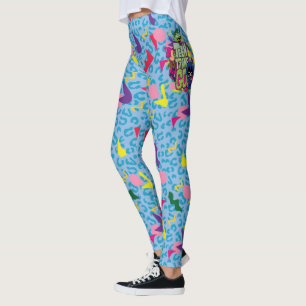 Tien Titans gaan!   Dierlijke afdruk van "Girls Gi Leggings