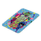 Tien Titans gaan! | Dierlijke afdruk van "Girls Gi Magneet (Linkerzijde)