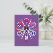 Tien Titans gaan! | Emoticlones van Raven Briefkaart (Staand voorkant)
