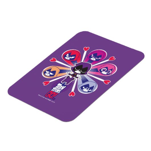 Tien Titans gaan! | Emoticlones van Raven Magneet (Linkerzijde)