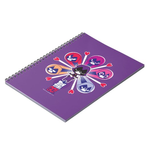 Tien Titans gaan! | Emoticlones van Raven Notitieboek (Linkerzijde)